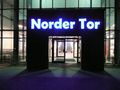 Schriftzug "Norder Tor". Aufnahme vom 9. Oktober 2012