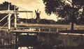 Klappbrücke bei der Frisiamühle mit Blick zur Ölmühle (1938).