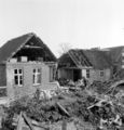 Ein beschädigtes Haus nach einem Luftangriff am 16. November 1940.