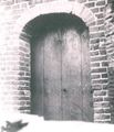 Eingangstür zur Kapelle nach dem Umbau im Jahre 1933.