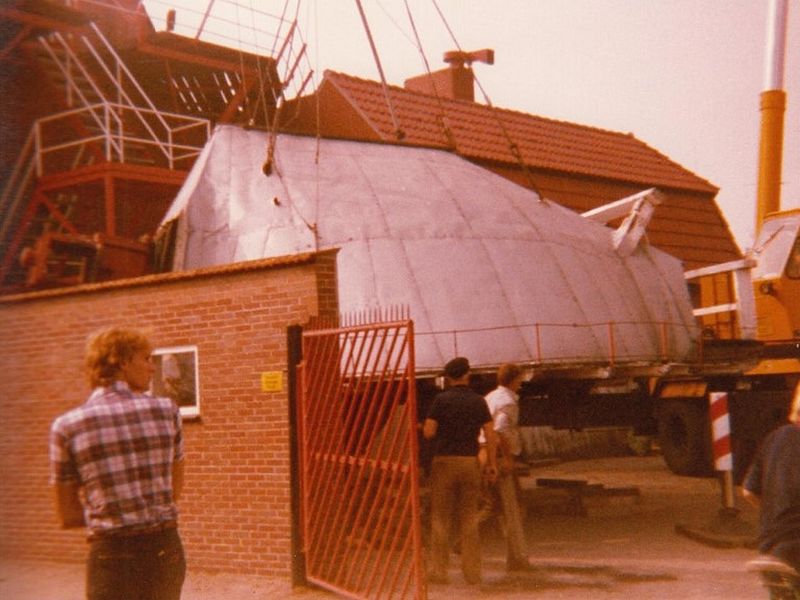 Datei:Silbermühle Abbau der Kappe 1982 03.jpg